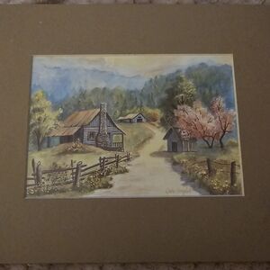 Vintage Archie Campbell Print Signed By Phil Campbell Of Motorhead